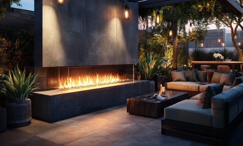Best Outdoor Gas Fireplaces for Sale | Embers Living